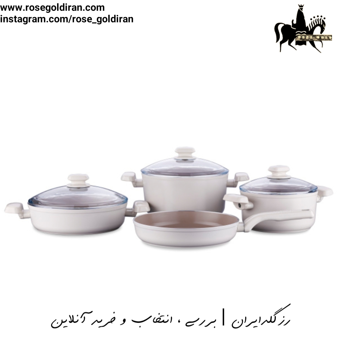 سرویس 7 پارچه نچسب کرکماز مدل ارنلا (وانیلی)