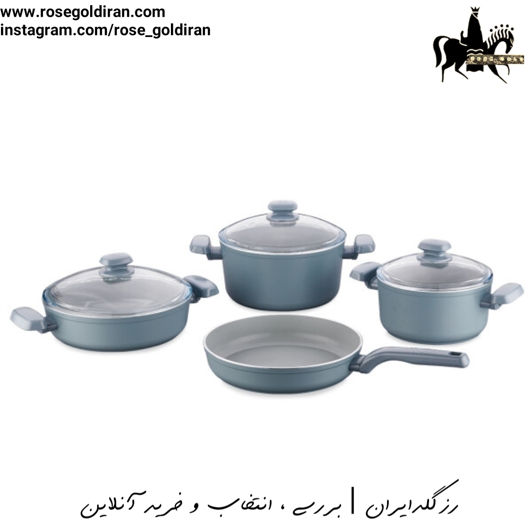 سرویس 7 پارچه نچسب کرکماز مدل ارنلا (نعنایی)