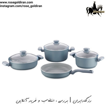 سرویس 7 پارچه نچسب کرکماز مدل ارنلا (نعنایی)