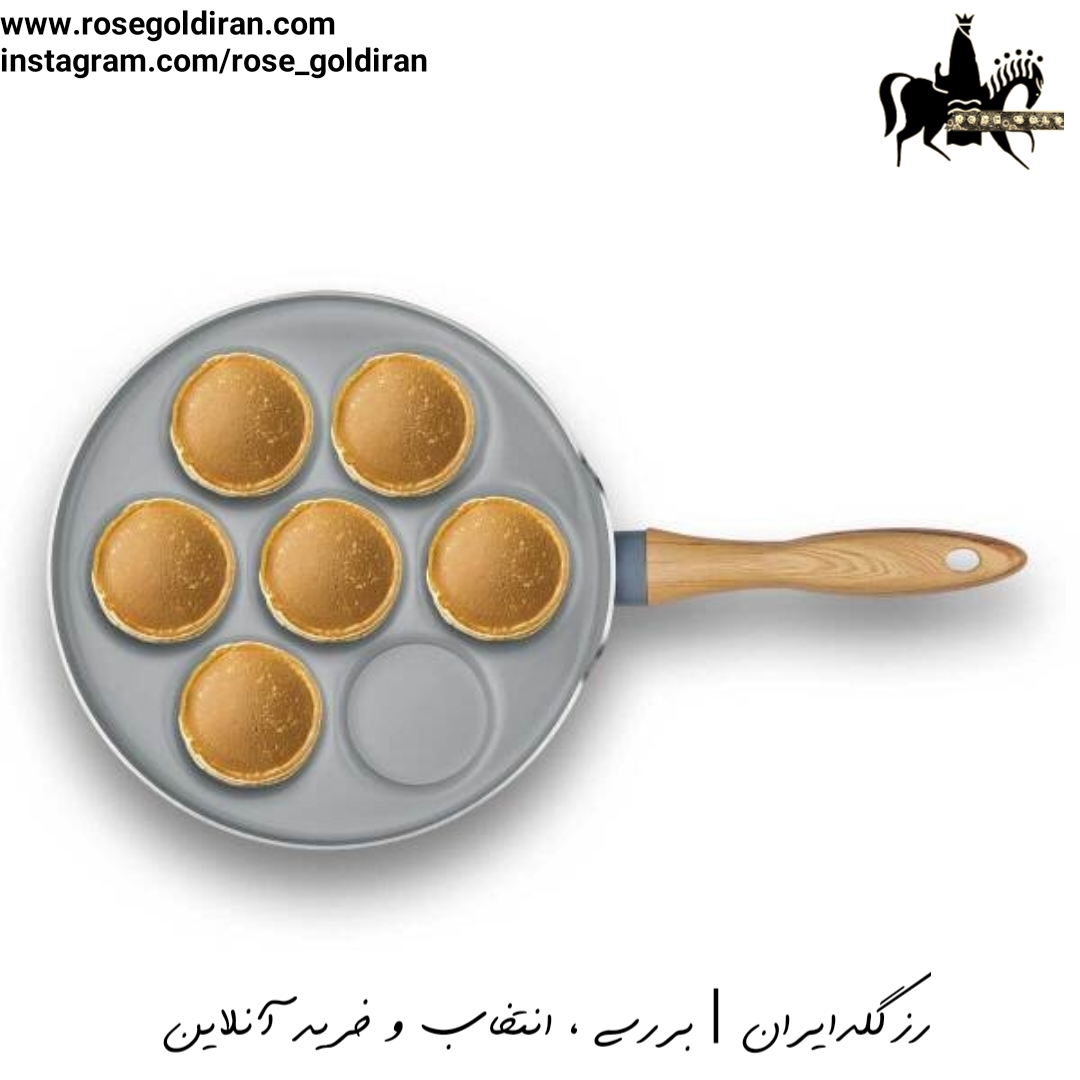 تابه پن کیک سایز 26 نچسب کرکماز مدل میا سرا (نعنایی)