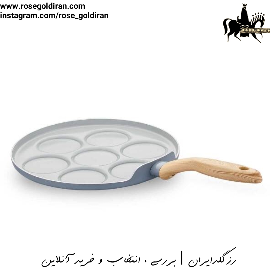 تابه پن کیک سایز 26 نچسب کرکماز مدل میا سرا (نعنایی)